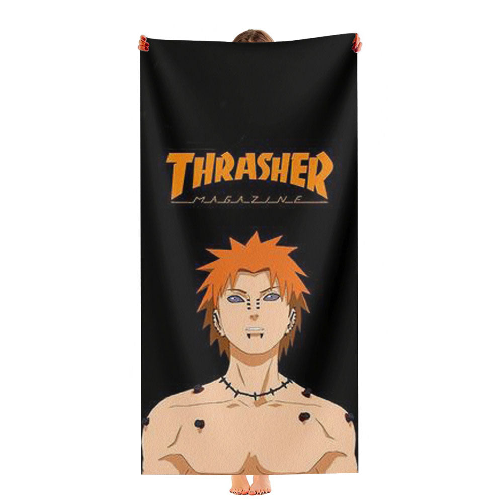 Thrasher Magazine Naruto Ultra-Soft Luxury Bathroom Towels