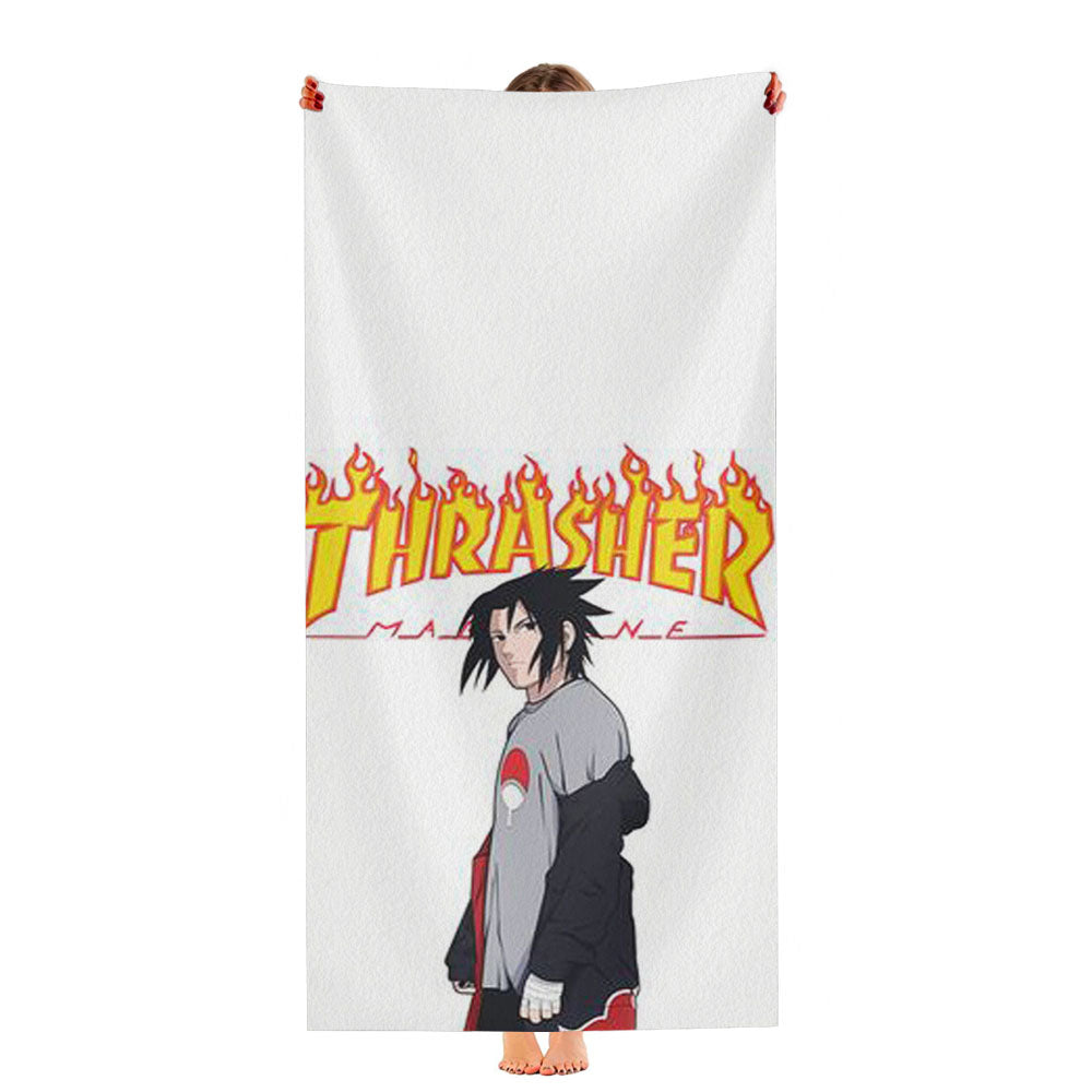 Thrasher White Magazine Sasuke Ultra-Soft Luxury Bathroom Towels