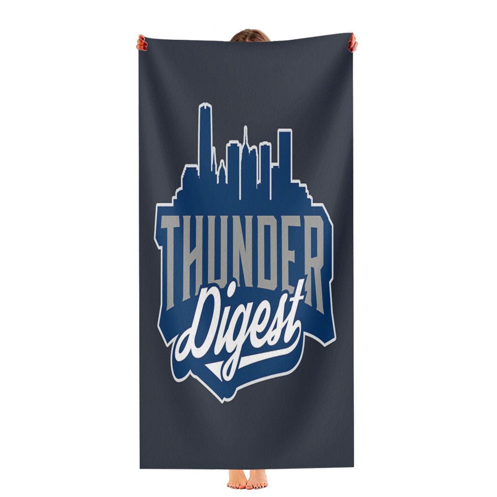Thunder Digest Oklahoma City Hunder Ultra-Soft Luxury Bathroom Towels