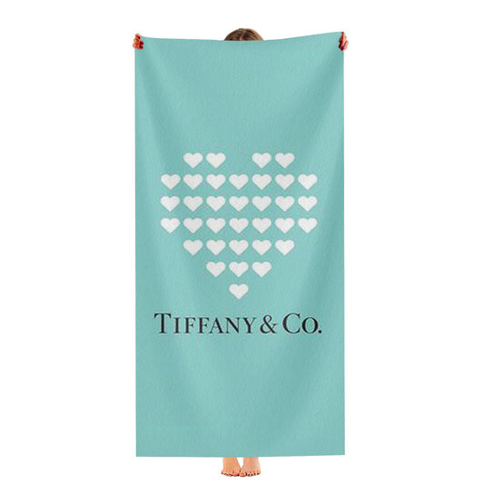 Tiffany And Co Love Collage Ultra-Soft Luxury Bathroom Towels