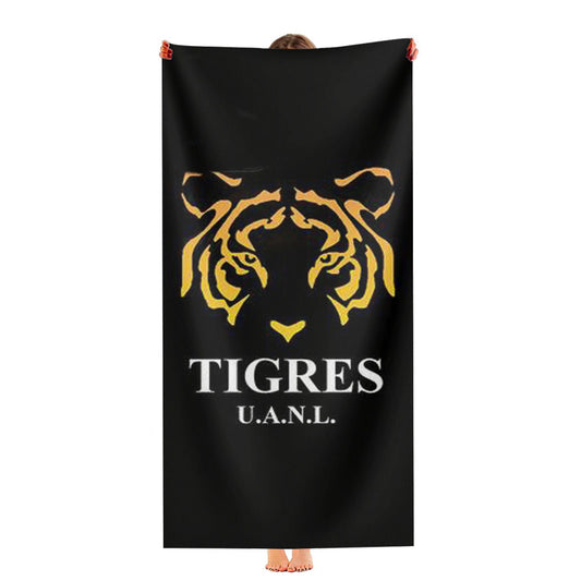 Tigres Uanl Futbol Mascot Art Ultra-Soft Luxury Bathroom Towels