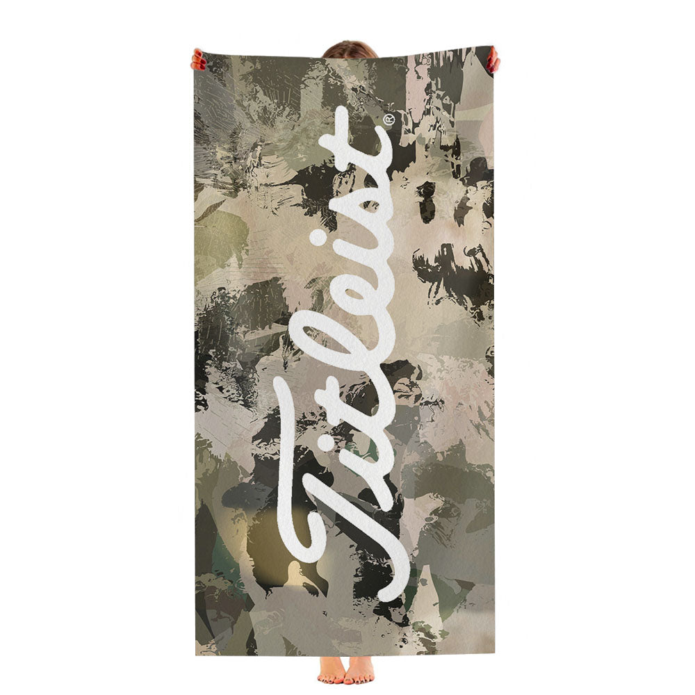 Titleist Illest Camouflage Wallpaper Ultra-Soft Luxury Bathroom Towels
