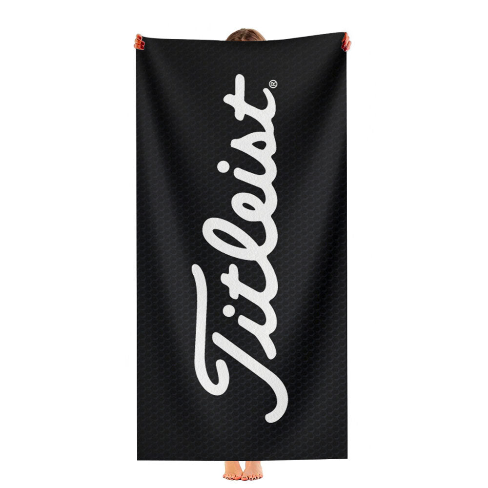 Titleist Illest Carbon Wallpaper Ultra-Soft Luxury Bathroom Towels