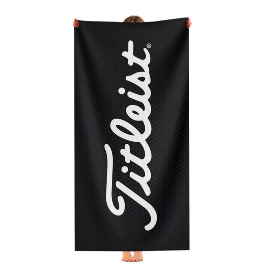 Titleist Illest Carbon Wallpaper Ultra-Soft Luxury Bathroom Towels