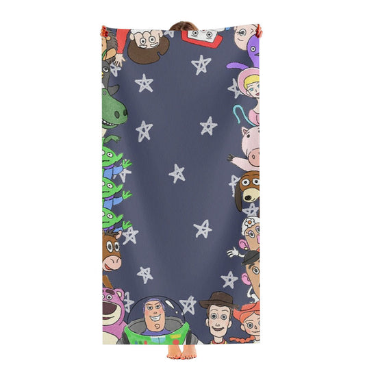 Toy Story And The Star Alien Pattern Ultra-Soft Luxury Bathroom Towels