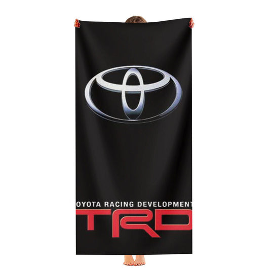 Toyota Trd Logo Red Ultra-Soft Luxury Bathroom Towels