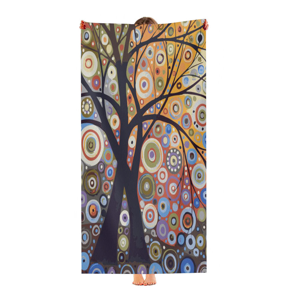 Tree Love Floral Ultra-Soft Luxury Bathroom Towels
