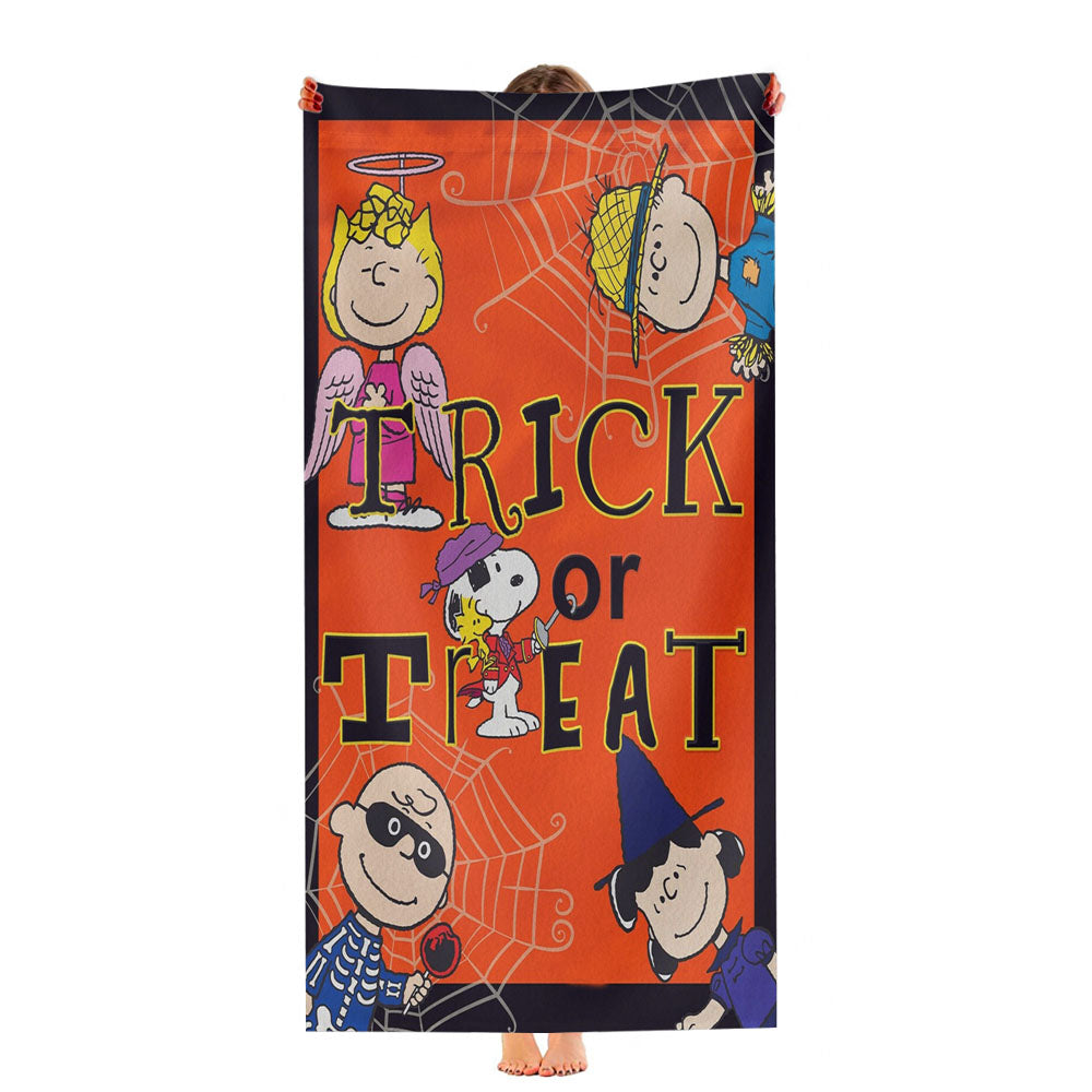 Trick Or Treat Peanuts Gang Ultra-Soft Luxury Bathroom Towels