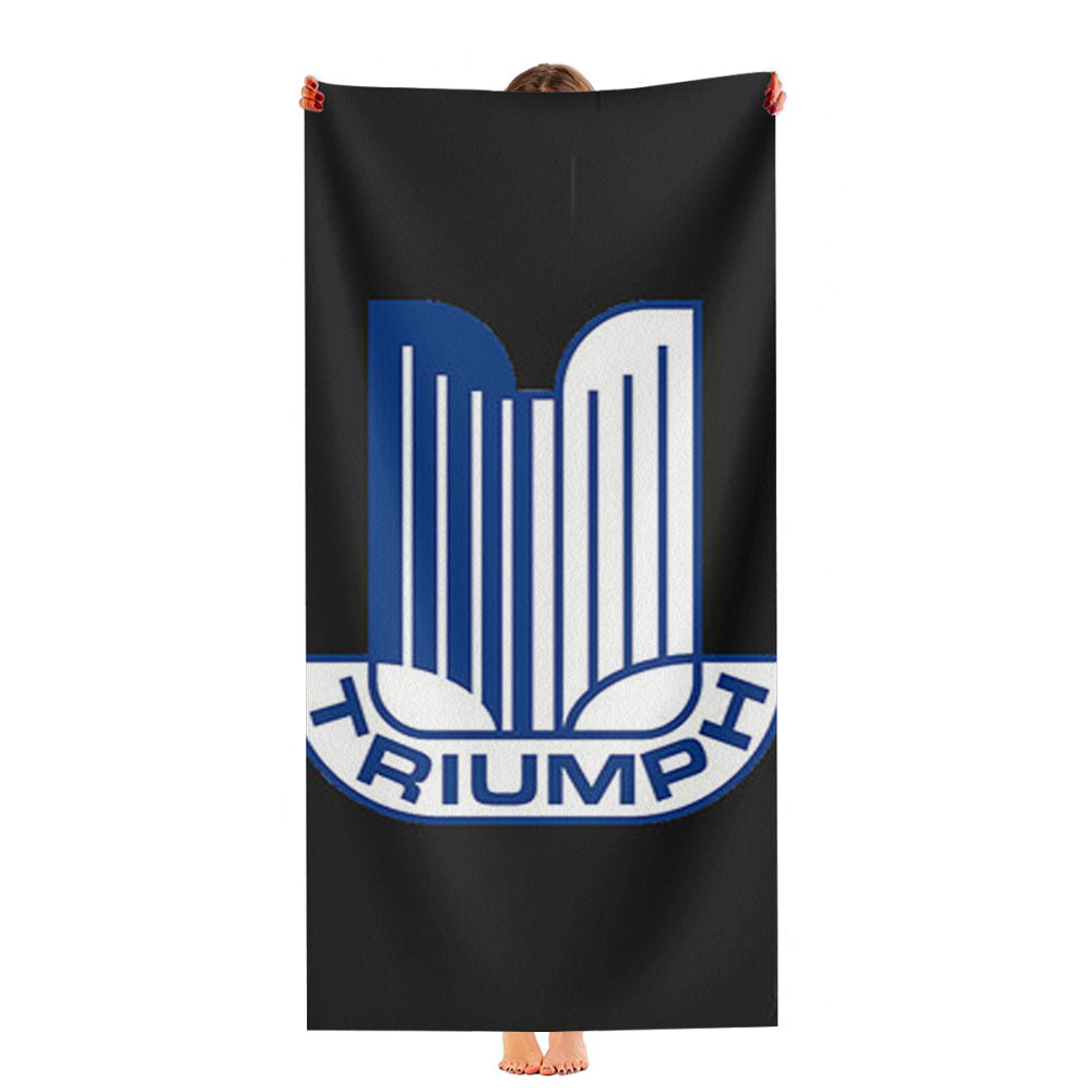 Triumph Logo Dark Grey Ultra-Soft Luxury Bathroom Towels
