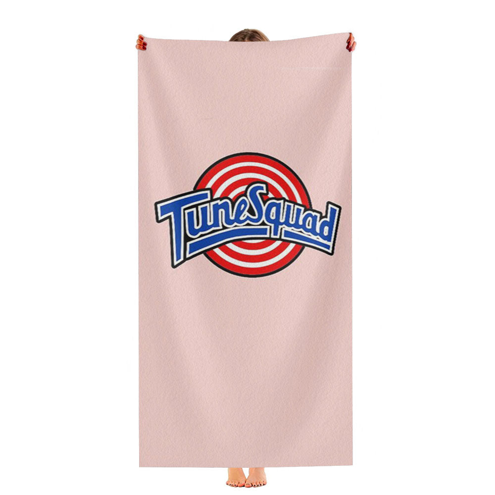 Tune Squad Logo Space Jam Michael Jordan Hipster Ultra-Soft Luxury Bathroom Towels