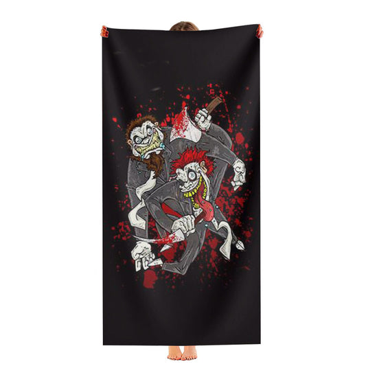 Twiztid Bloody Toons Ultra-Soft Luxury Bathroom Towels