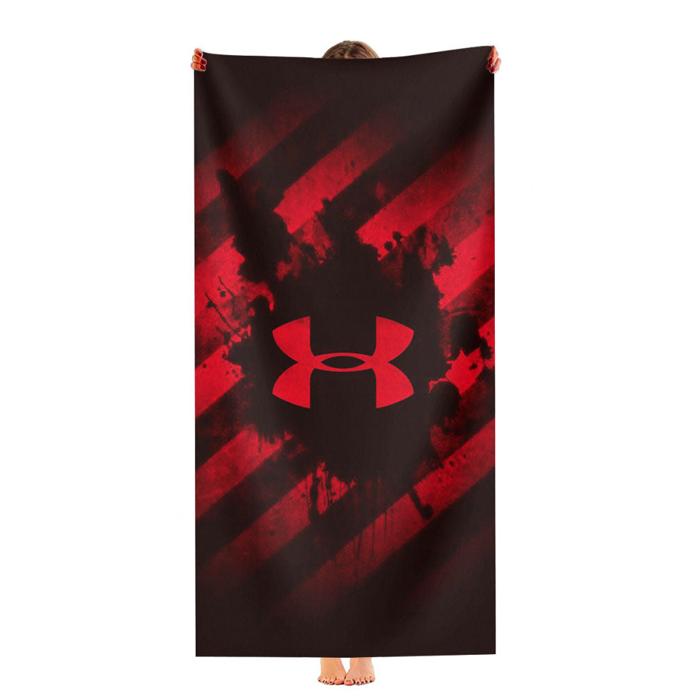 Under Armour Red Ultra-Soft Luxury Bathroom Towels