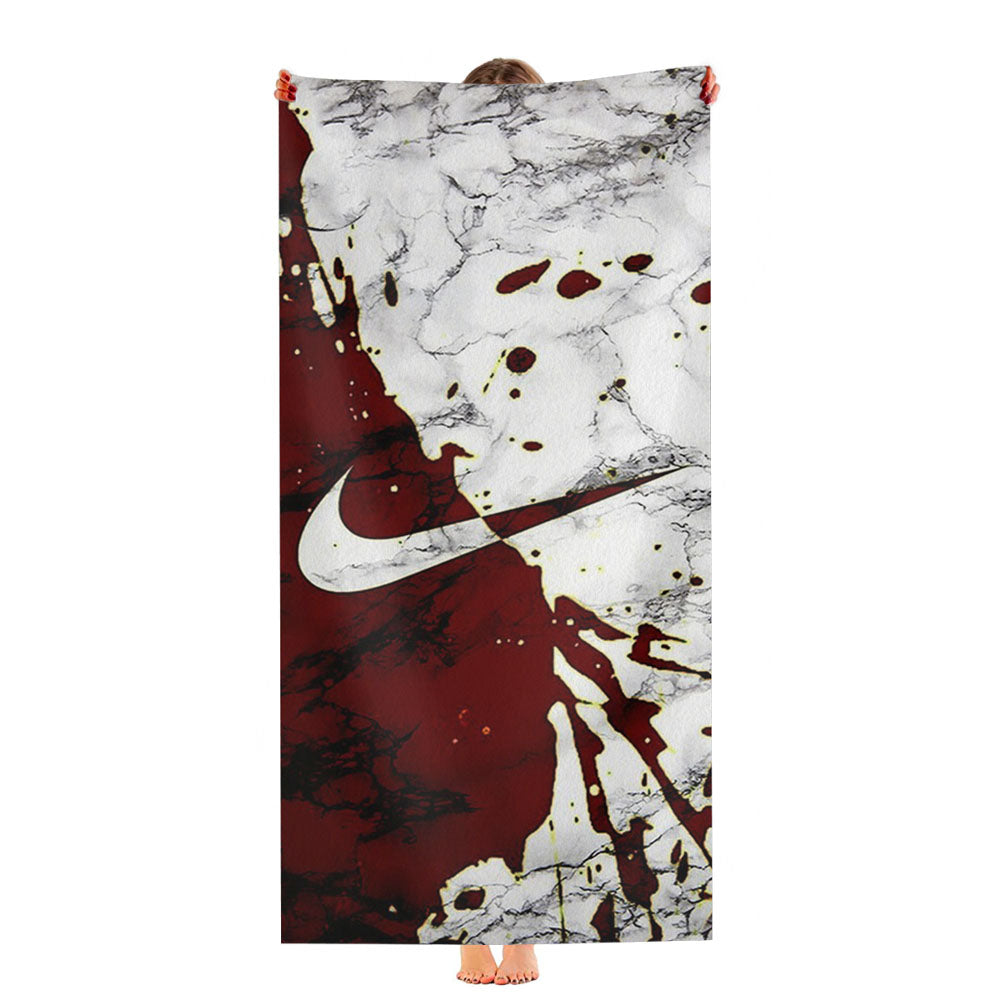 Unique Nike Marble Logo Ultra-Soft Luxury Bathroom Towels