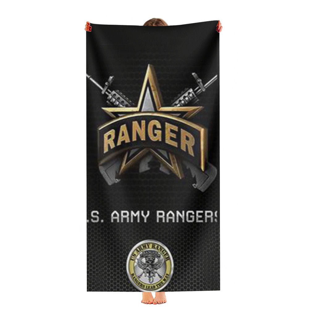 Us Army Rangers Ultra-Soft Luxury Bathroom Towels