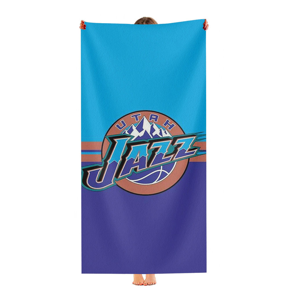 Utah Jazz Basketball Logo Ultra-Soft Luxury Bathroom Towels