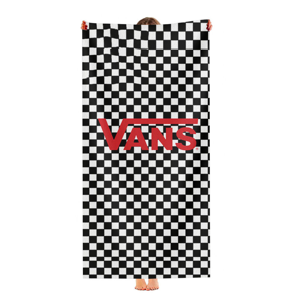 Vans Checkered Pattern Ultra-Soft Luxury Bathroom Towels