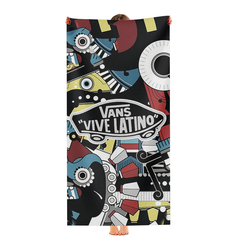 Vans Off The Wall Vive Ultra-Soft Luxury Bathroom Towels