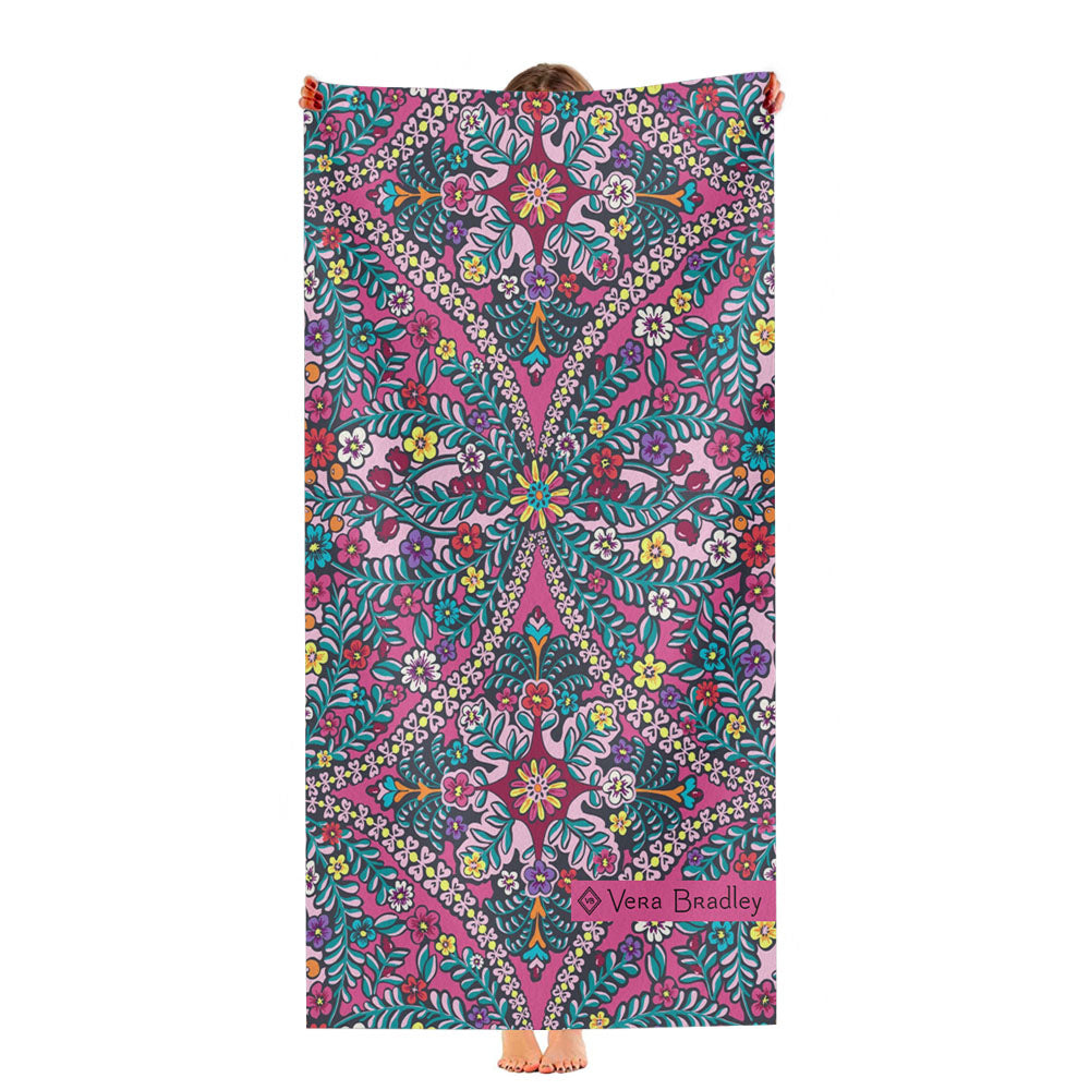 Vera Bradley New Pattern Kaleidoscope Ultra-Soft Luxury Bathroom Towels