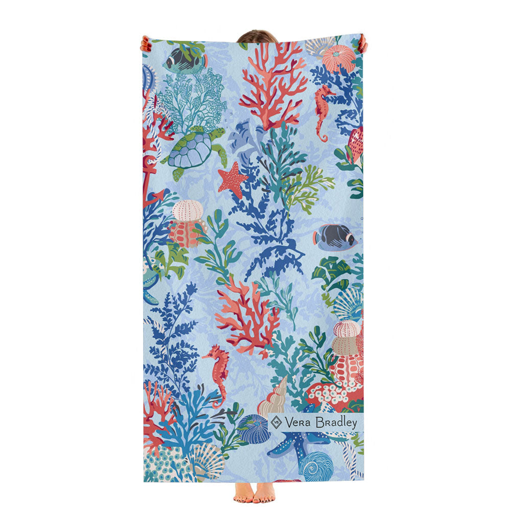 Vera Bradley New Pattern Shore Thing Ultra-Soft Luxury Bathroom Towels
