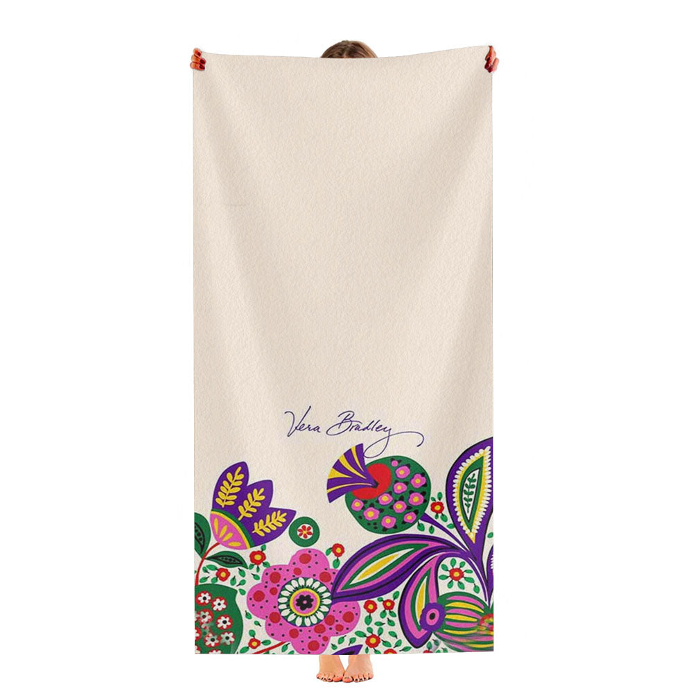 Vera Bradley Rose Ultra-Soft Luxury Bathroom Towels