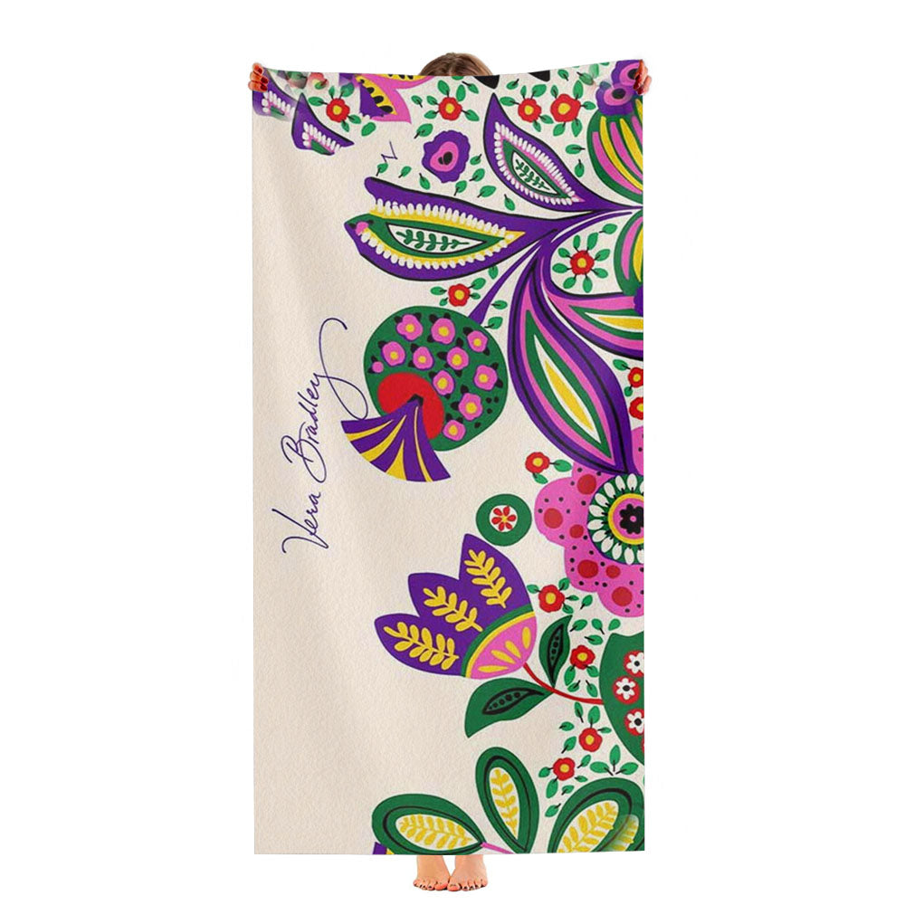 Vera Bradley Rose 2 Ultra-Soft Luxury Bathroom Towels