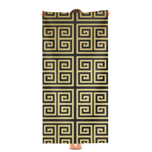 Versace Gold Pattern Ultra-Soft Luxury Bathroom Towels