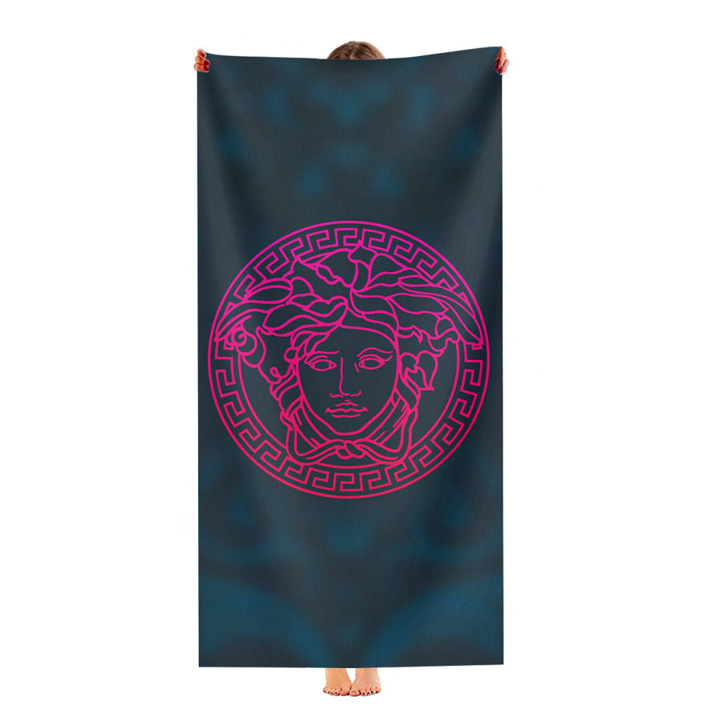 Versace Pink Pattern Ultra-Soft Luxury Bathroom Towels