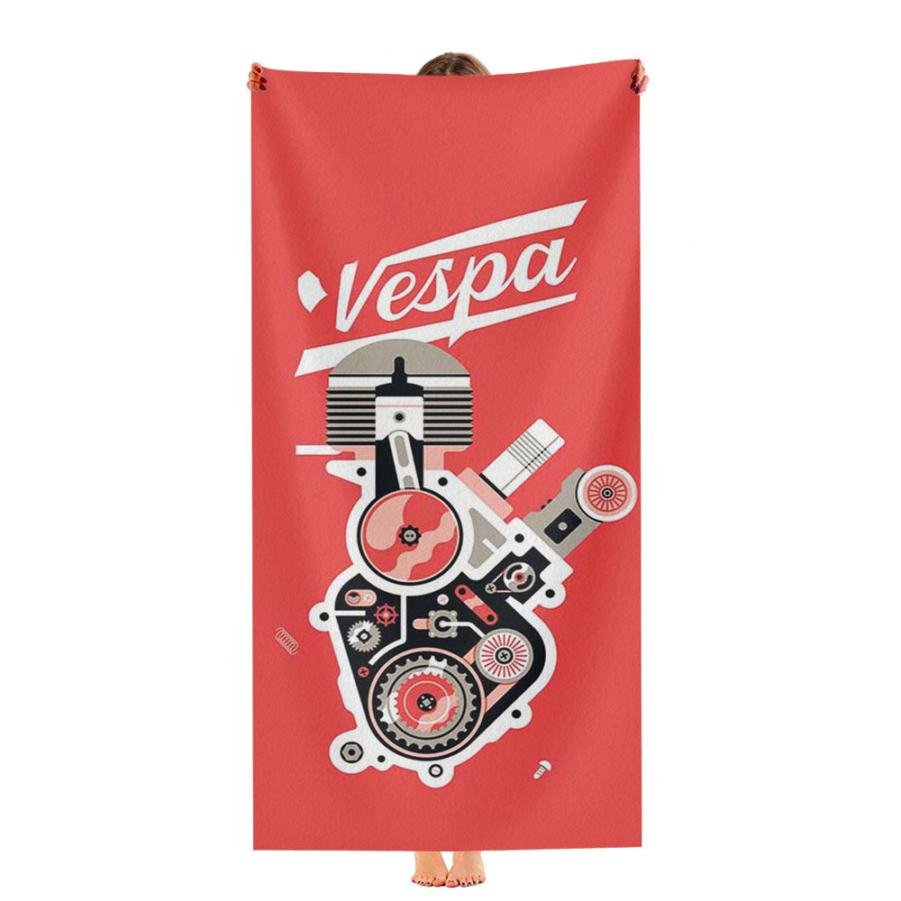 Vespa Engine Ultra-Soft Luxury Bathroom Towels