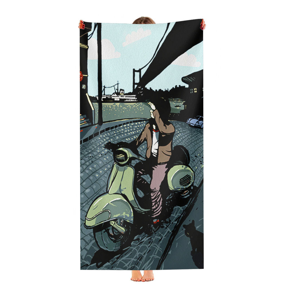 Vespa The City Life Ultra-Soft Luxury Bathroom Towels