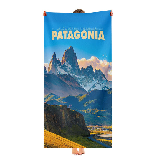 Vintage-Style Patagonia Travel Ultra-Soft Luxury Bathroom Towels