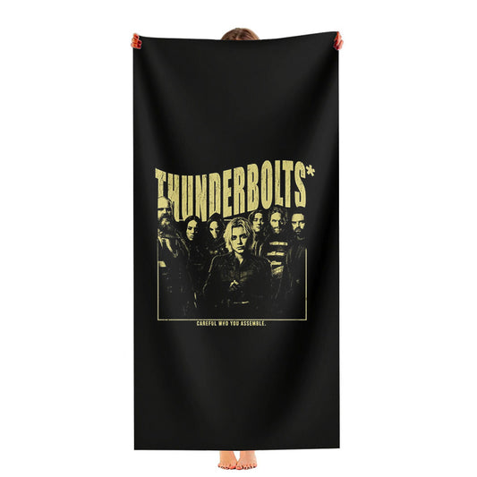 Vintage Thunderbolts Movie Ultra-Soft Luxury Bathroom Towels
