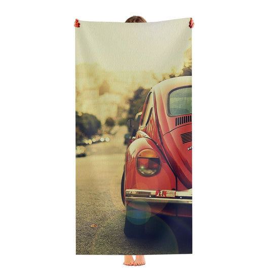 Vintage Vw Ultra-Soft Luxury Bathroom Towels