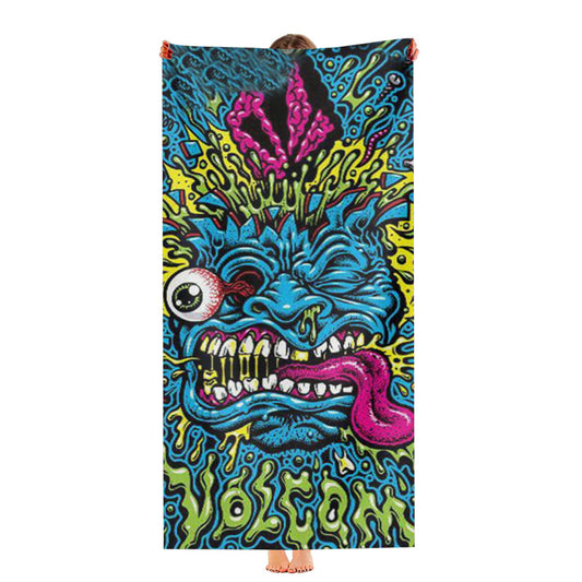 Volcom Face Jimbo Phillips Ultra-Soft Luxury Bathroom Towels
