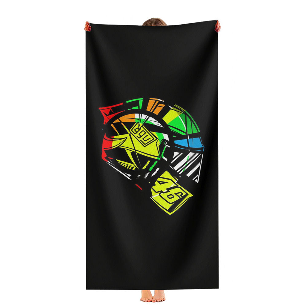 Vr 46 The Doctor Agv Helmet Ultra-Soft Luxury Bathroom Towels