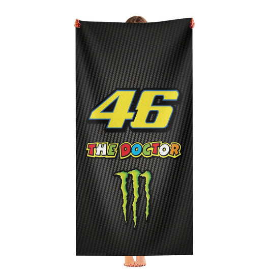 Vr 46 The Doctor Fiber Carbon Wallpaper Ultra-Soft Luxury Bathroom Towels