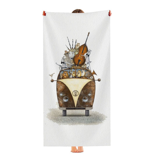 Vw Musical Ultra-Soft Luxury Bathroom Towels