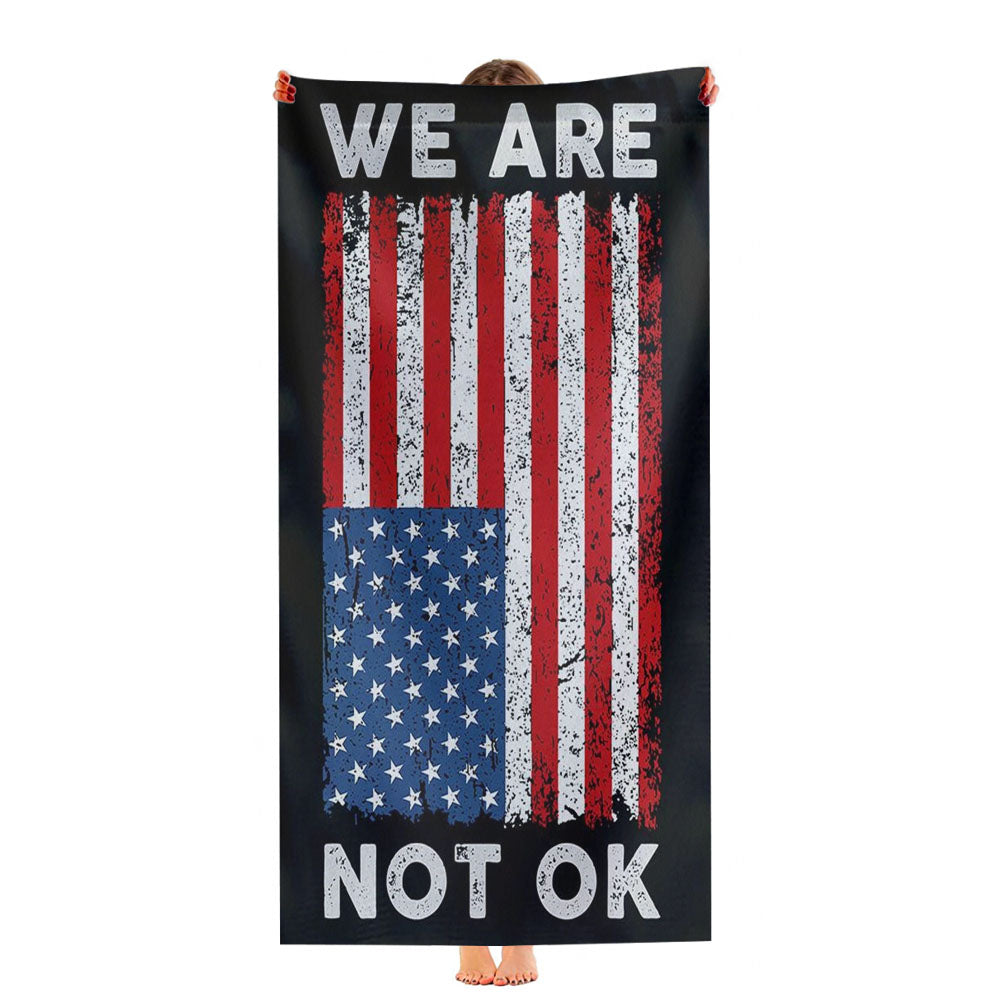 We Are Not Ok Ultra-Soft Luxury Bathroom Towels