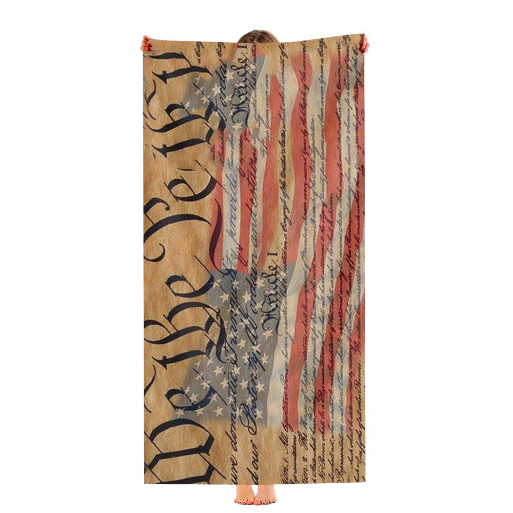 We The People Quote Ultra-Soft Luxury Bathroom Towels