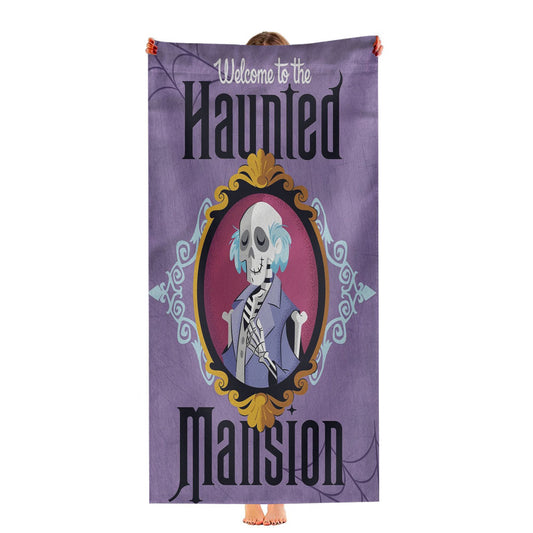 Welcome To The Haunted Mansion Ultra-Soft Luxury Bathroom Towels