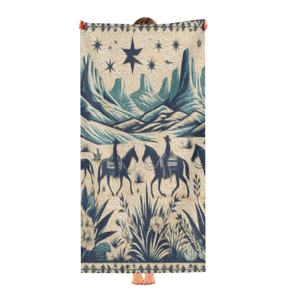 Western Desert Stars Ultra-Soft Luxury Bathroom Towels