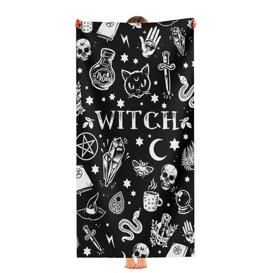 Wicth Pattern 2 Ultra-Soft Luxury Bathroom Towels