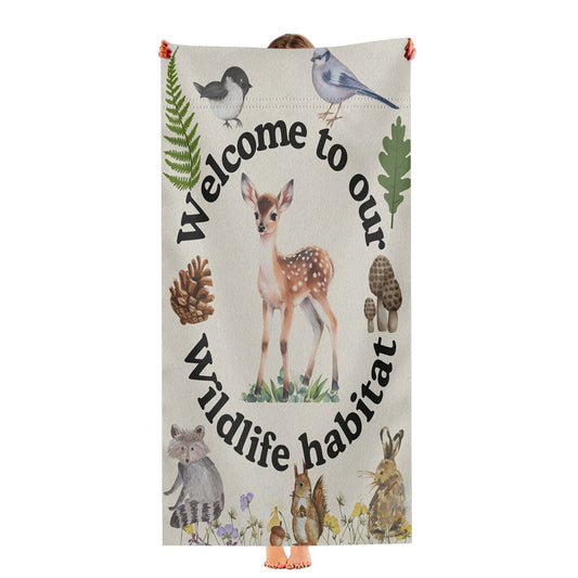 Wildlife Habitat Ultra-Soft Luxury Bathroom Towels