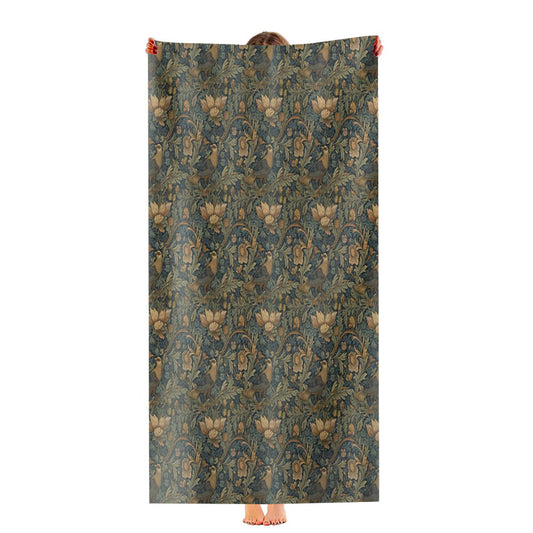 William Morris Inspired Ultra-Soft Luxury Bathroom Towels