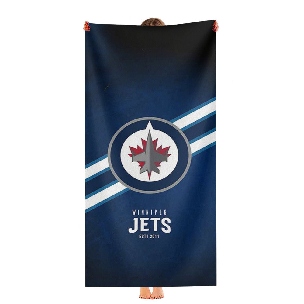 Winnipeg Jets Logo Ultra-Soft Luxury Bathroom Towels
