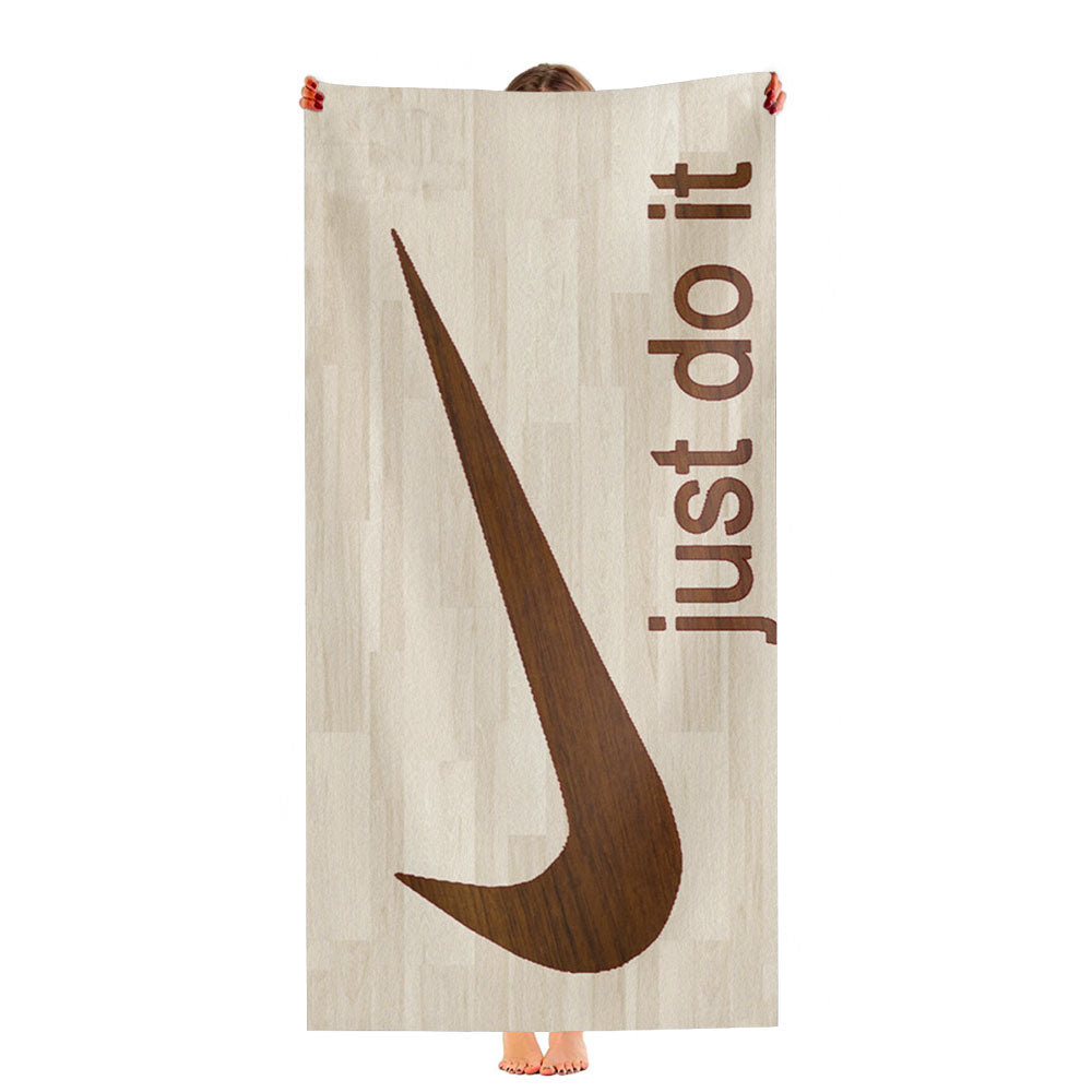 Wooden Nike Just Do It Ultra-Soft Luxury Bathroom Towels