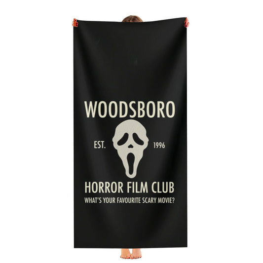 Woodsboro Horror Film Club Ultra-Soft Luxury Bathroom Towels