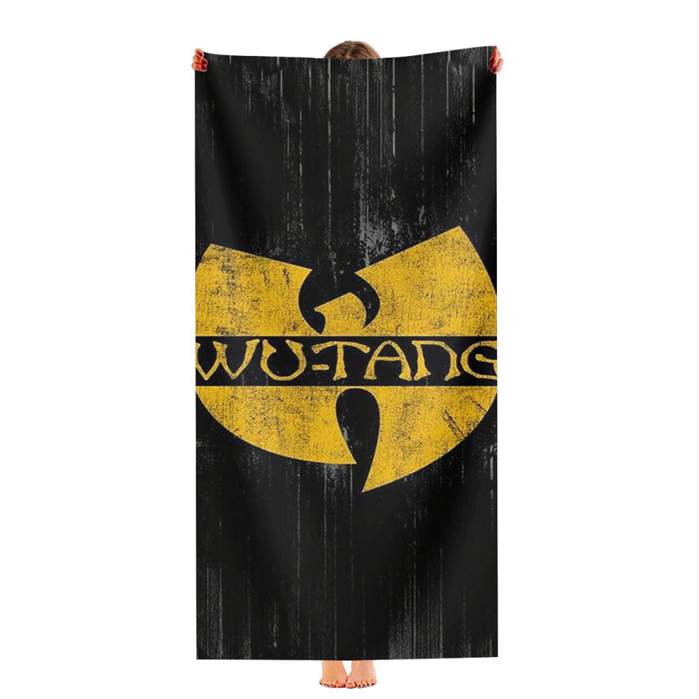 Wutang Clan Grunge Logo Ultra-Soft Luxury Bathroom Towels
