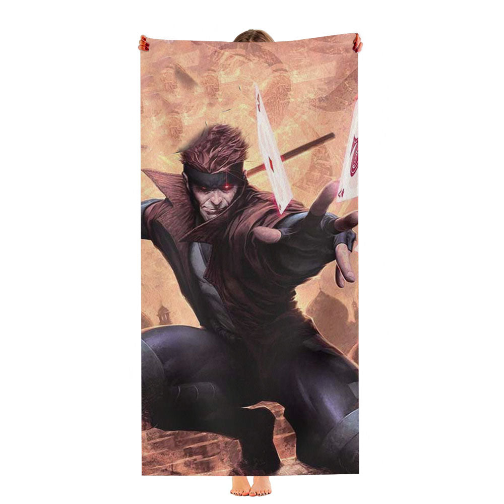 X-Men Gambit 3 Ultra-Soft Luxury Bathroom Towels