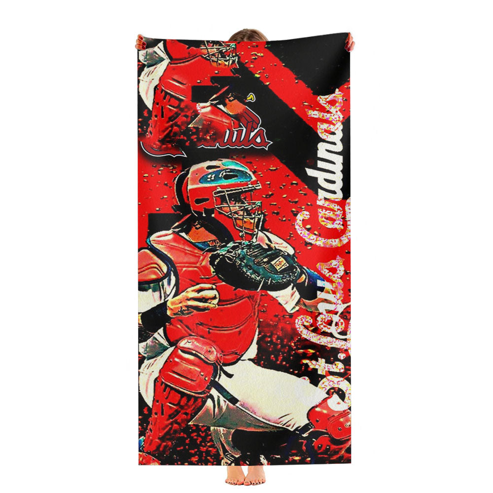 Yadier Molina Louis Cardinals Ultra-Soft Luxury Bathroom Towels