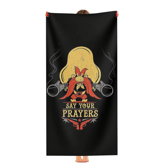 Yosemite Sam Cartoon 3 Ultra-Soft Luxury Bathroom Towels